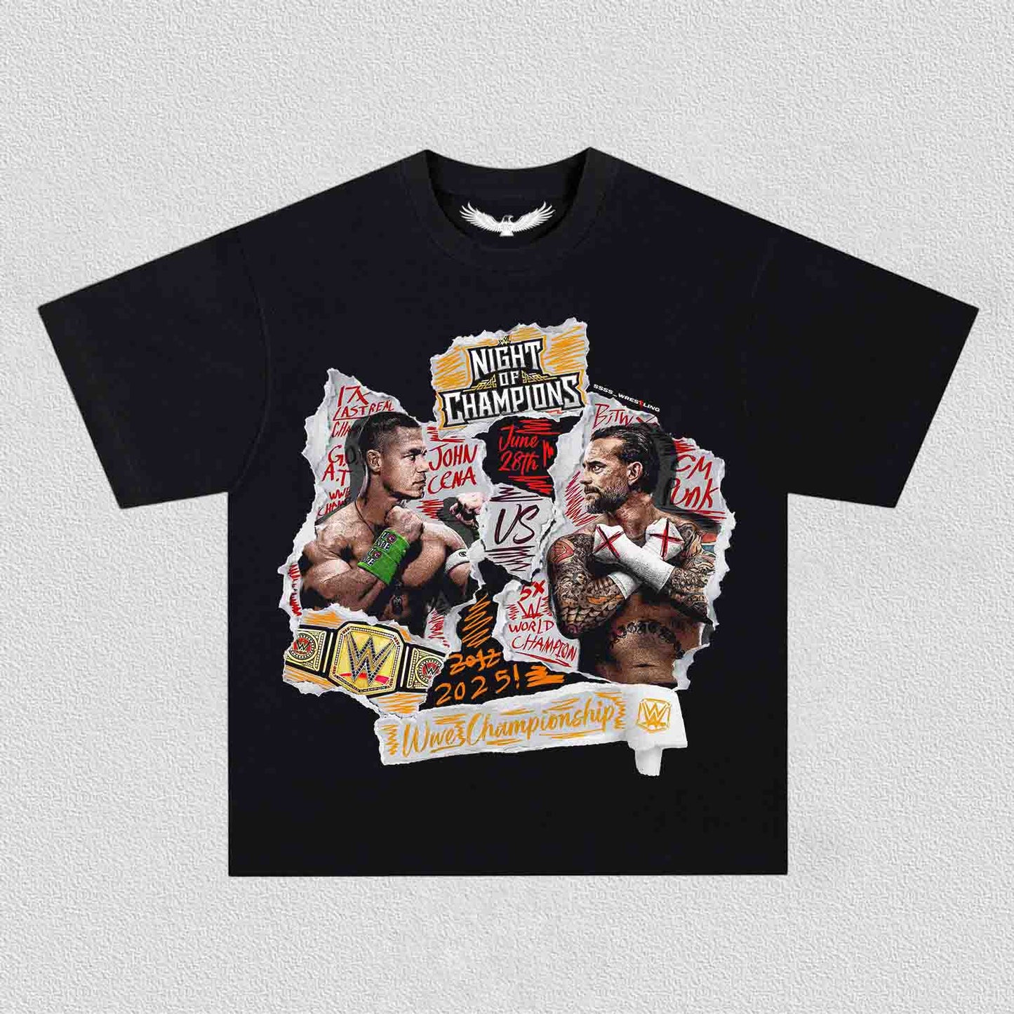 john cena vs cm punk TEE