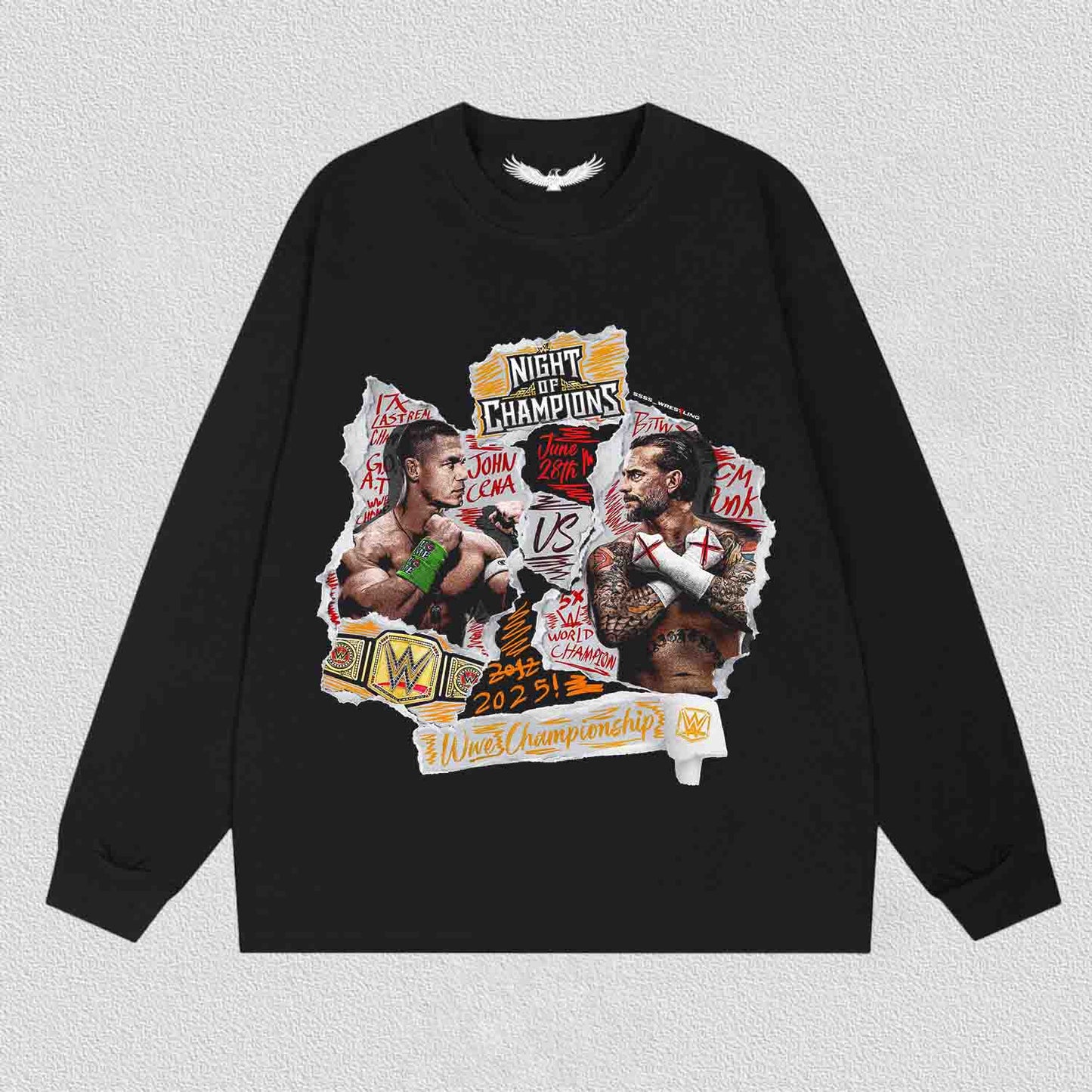 john cena vs cm punk TEE