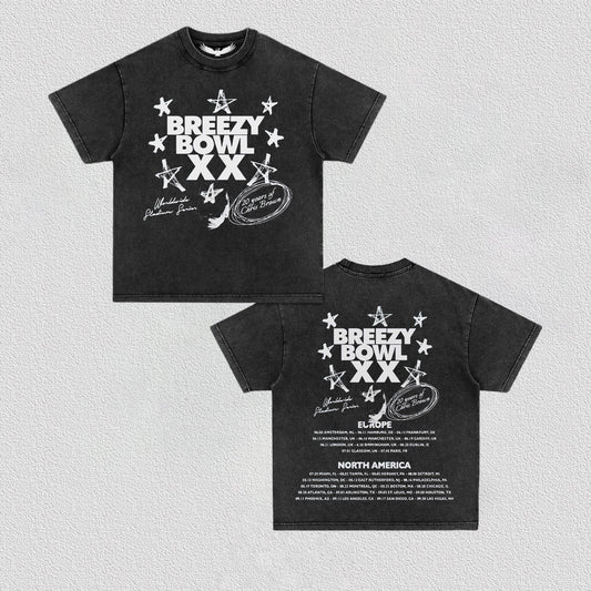 Chris Brown Breezy Bowl XX Tour 2025 TEE
