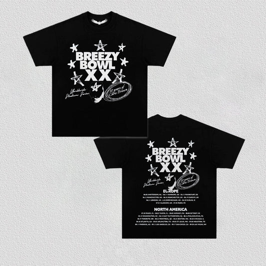 Chris Brown Breezy Bowl XX Tour 2025 TEE