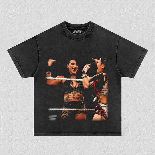 RHEA RIPLEY & LYO SKY TEE 2