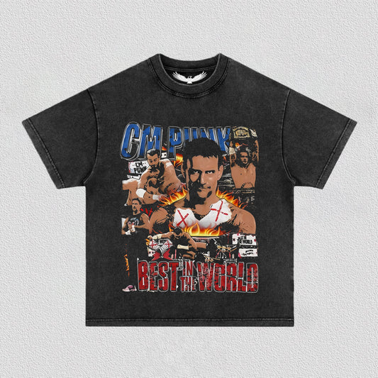 CM PUNK TEE 5.20
