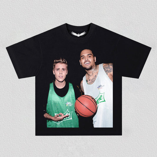 JUSTIN BIEBER & CHRIS BROWN TEE