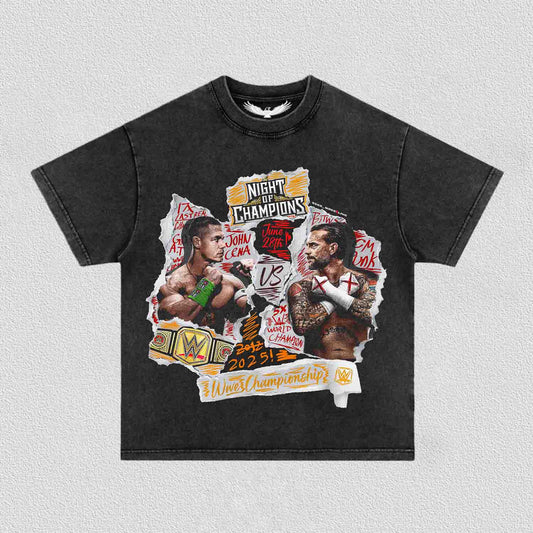 john cena vs cm punk TEE