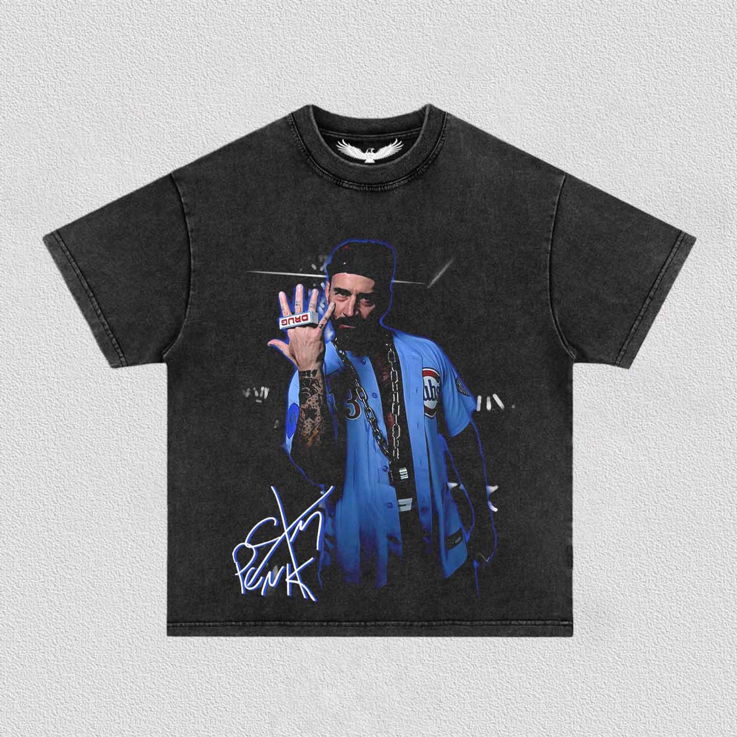 CM PUNK TEE. 6.30