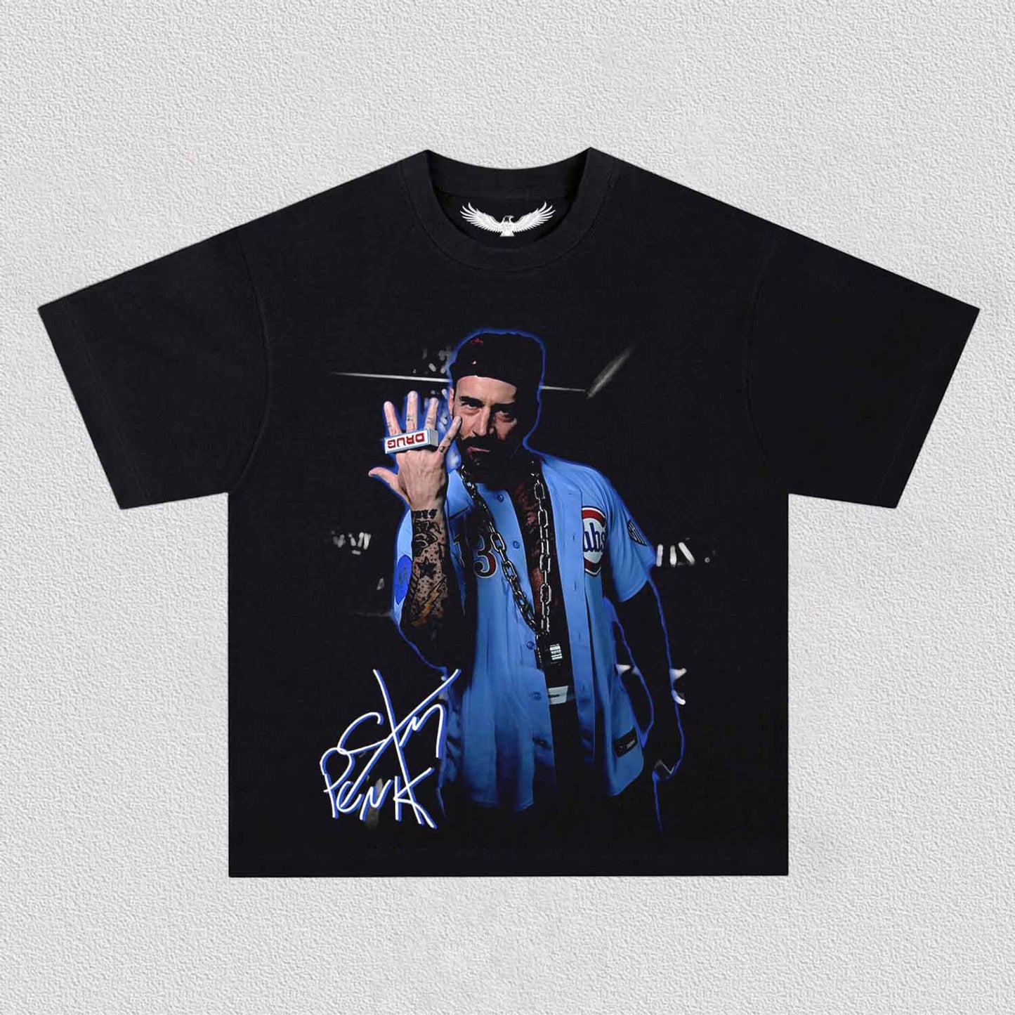 CM PUNK TEE. 6.30