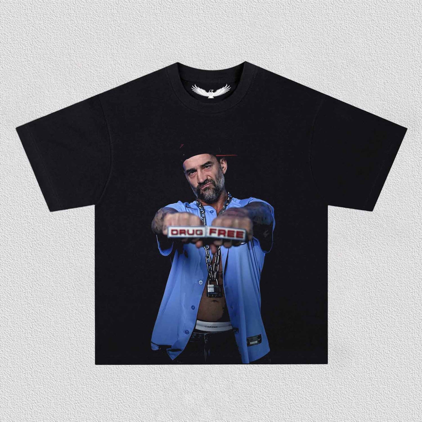 CM PUNK TEE. 6.30