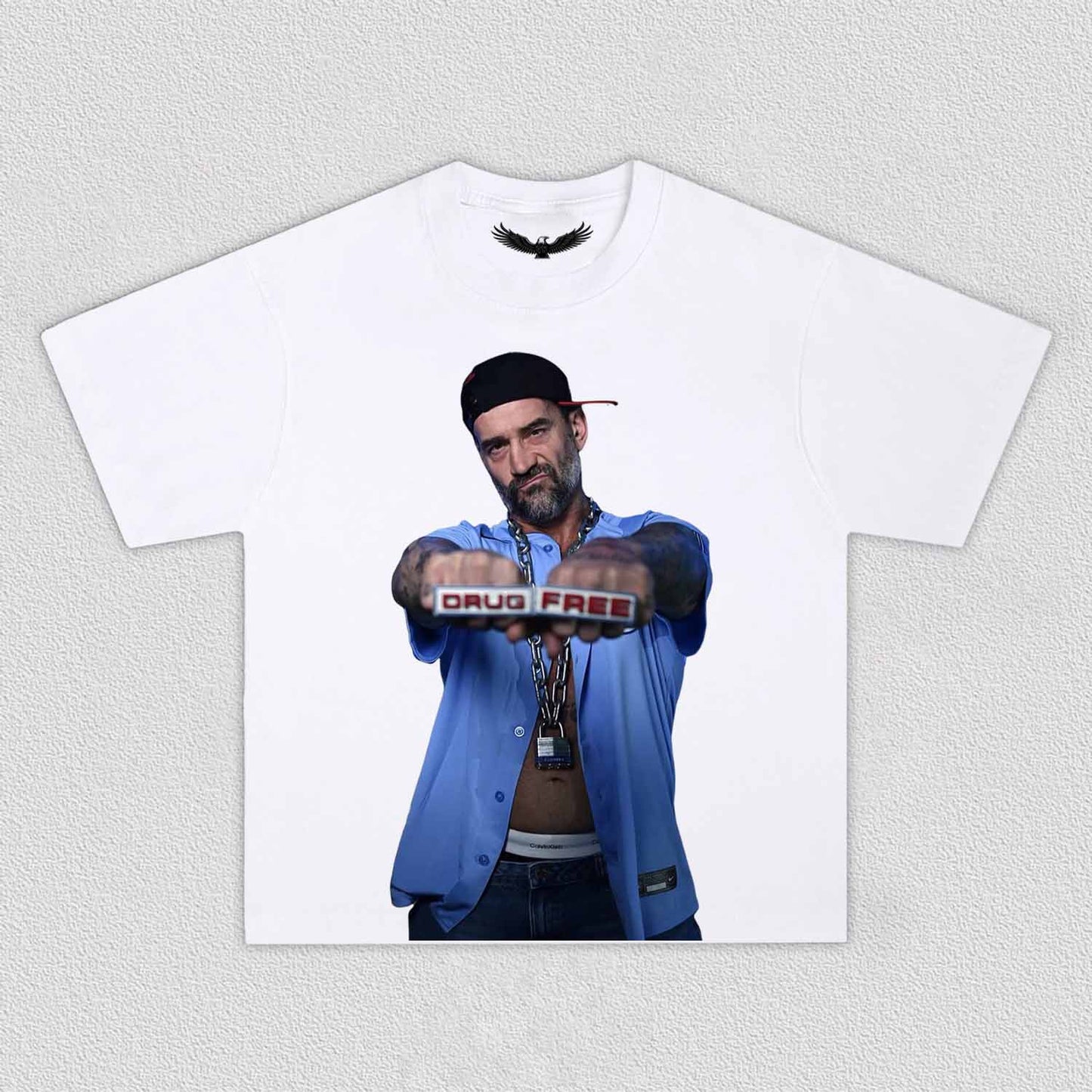 CM PUNK TEE. 6.30