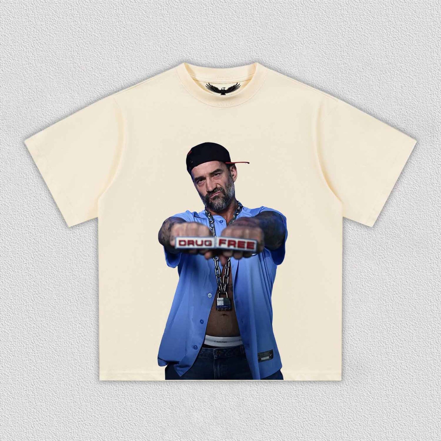 CM PUNK TEE. 6.30